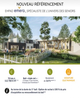 Programme Ehpad Epad Ephad Mapad - Rsidence EMERA / Saint Gervais les Trois Clochers (86)